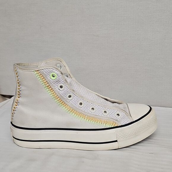 CONVERSE CTAS LIFT HI EMBROIDERED SNEAKERS BFPM-04-222 - Picture 6 of 10